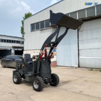 Cargadora Diesel de Alta Capacidad YGZG, Motor Pequeño, Caja de Cambios de Doble Velocidad, para Trabajos Agrícolas, Movimiento de Tierras y Minería