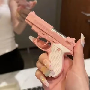 Nouveau <span class=keywords><strong>Mini</strong></span> pistolet radis briquet coupe-vent rose flamme Portable amusant et haute beauté briquet extérieur multi fonctionnel outil d'allumage - Product Image 4