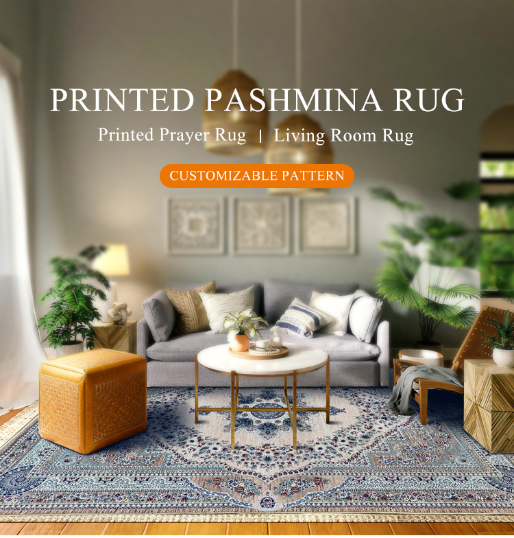 Large size Persian carpet ethnic style Printed carpet crystal velvet thickened anti slip mat living room bedroom rug(图1)