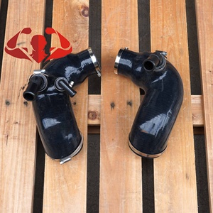 High Flow Silicone Turbo Inlets for Stinger/<strong>Genesis</strong> G70 3.3L - Product Image 1