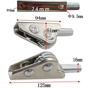 Bisagra para Muebles de 180 Grados, 5 Posiciones, Multiángulo, para Sofá, Silla, Cama, Montaje Superficial, Hierro, 2.5 mm de Grosor - Product Image 2