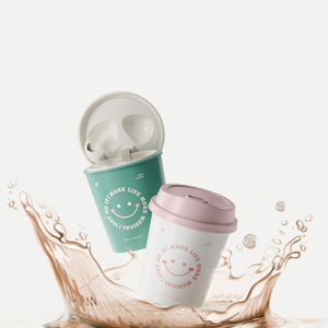 หูฟังไร้สาย <span class=keywords><strong>SIBYL</strong></span> BSCI รุ่น Coffee Cup สำหรับเด็ก พร้อมเคสชาร์จน่ารัก รูปทรงแก้วกาแฟ รุ่นส่วนตัว V5.3 - Product Image 2