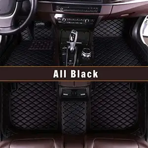 Muchkey-alfombrillas de cuero personalizadas para coche Audi A4, 2017, 2018, 2019