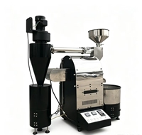 Machine à torréfier les grains de café industrielle à chauffage au gaz automatique de 3 kg, plusieurs capacités disponibles