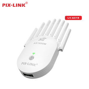 PIX-liên kết phạm vi Wi-Fi6 Extender ax1800 Wifi Extender tín hiệu 8 Ăng-ten Wifi Booster dual-band Repeater với Gigabit cổng Ethernet - Product Image 2