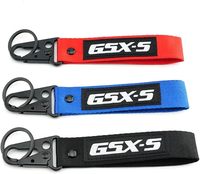 Gantungan Kunci Nilon Sepeda Motor Gantungan Kunci Bordir untuk SUZUKI GSX-S750 GSX-S1000 GSX-S1000GT GSXS 750 Aksesori Gantungan Kunci