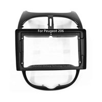 إطار لوحة القيادة من Mav Electronics لسيارات بيجو C4 206/208/2008/307/308/3008/408/508/5008/607، طقم لوحة القيادة البلاستيكية المخصصة للفيديو
