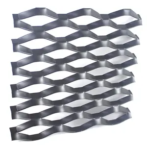 Commercio all'ingrosso di metallo ondulato roofing foglio rimorchio pavimenti in ampliato maglia di filo di acciaio