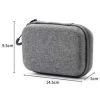 Portable 2.5 pouces EVA PC disque dur sac écologique fermeture à glissière étanche en Nylon stockage pour Power Bank classique 3C étui