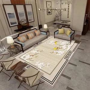 eco-friendly living room anti-slip area rugs faux cashmere-like carpets