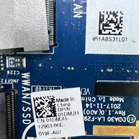 LA-F292P pour Dell Latitude 13 7390 2-en-1 carte mère d'ordinateur portable avec CPU i5-8350U 8 go de RAM CN-01DMJH 1 carte mère DMJH 41M0M