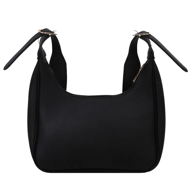 2024 Ideas de nuevos productos Retro Plain PU Underarm Shoulder Girl Cosmetics Ladies Bags Precio barato