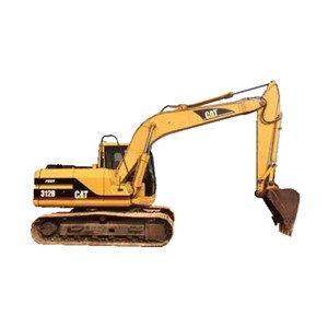 Excavatrice sur chenilles hydraulique d'occasion 312B de 12 tonnes avec moteur et roulement, boîte de vitesses, pompe, 100% prête à travailler - Product Image 1