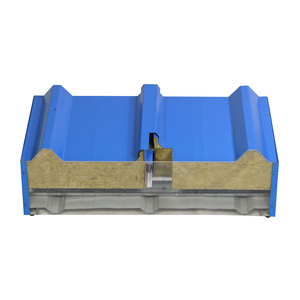 Panneaux <span class=keywords><strong>de</strong></span> toiture extérieurs insonorisants et isolants thermiquement homologués FM pour salle blanche, panneaux sandwich en <span class=keywords><strong>laine</strong></span> <span class=keywords><strong>de</strong></span> <span class=keywords><strong>roche</strong></span> métallique <span class=keywords><strong>de</strong></span> 50 mm, 75 mm, 100 mm - Product Image 3