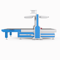 Machine de découpe automatique à couteau oscillant avec composants de moteur PLC, contrôle informatique, logiciel Ruida, 380V/220V, 11KW, max 50mm