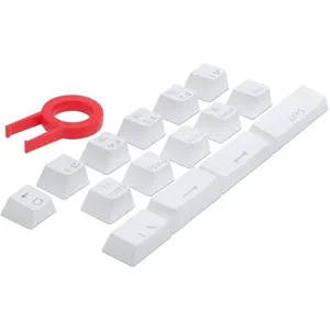 Sıcak satış 104 tuşları rahat özel PBT Doubleshot tuş mekanik klavye Keycaps