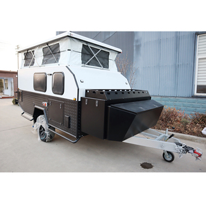 Caravanig Products Blackseriescaravan <span class=keywords><strong>Caravane</strong></span> <span class=keywords><strong>amphibie</strong></span> abordable Fl14 Ventes Photo Royaume-Uni Remorque de camping-car tout-terrain 8 pieds PT-13 - Product Image 1