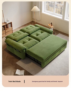 Nouveau Canapé-Lit Pliant et Extensible 2026 en Tissu Double Usage <span class=keywords><strong>pour</strong></span> Petits Salons et Chambres - Product Image 6