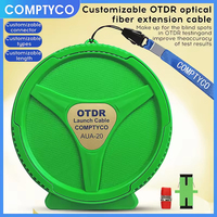 Cable de caja de lanzamiento COMPTYCO OTDR 150 ~ 2000M, probador multimodo, carrete de Cable, eliminador de zona muerta, Compatible con WiFi 4G para SC LC ST FC