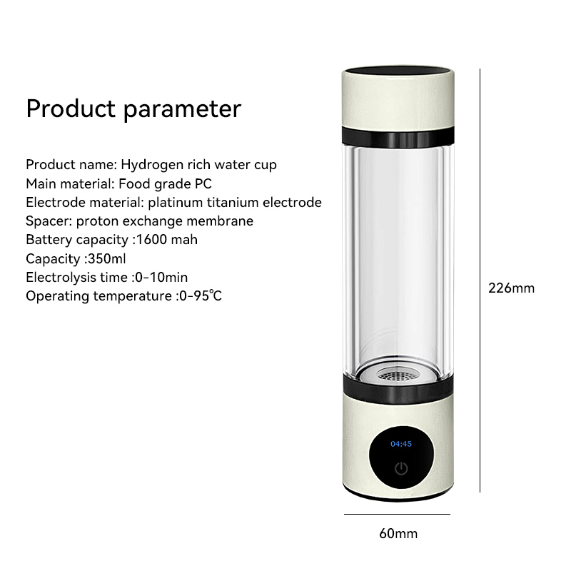 Shenzhen Factory OEM Portable Hydrogen Rich Water Generator