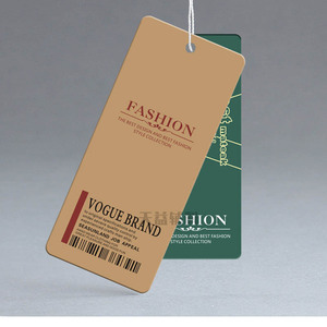 Étiquette suspendue en papier kraft personnalisée/étiquette suspendue gravée/étiquette suspendue imprimée pour chaussettes - Product Image 1