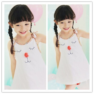 Vestido de Playa Tipo Slip con Lazo para Niñas, Ropa Infantil de Moda al por Mayor, de Fabricante Chino - Product Image 2