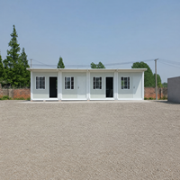 Maison préfabriquée en conteneur, maison mobile, dotée d'une forte résistance au feu et d'une surface personnalisable pour dortoir, destinée aux travailleurs ou aux étudiants