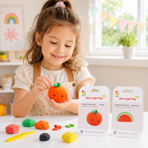 Kit de Pâte à <span class=keywords><strong>Modeler</strong></span> en Gros Sans Salissure, Lavable et Facile à Nettoyer, Séchage à l'Air, Idéal pour Fêtes d'Anniversaire et Projets Créatifs - Product Image 4