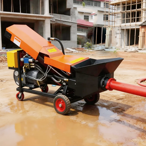 bibo New Mobile High-rise Buildings Secondary Construction Pump Fine Stone Concrete Pump Fine <b>Aggregate</b> Concrete Pump - Product Image 1