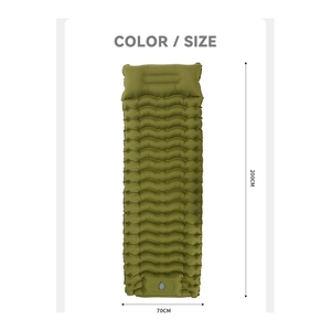 Colchoneta <span class=keywords><strong>Inflable</strong></span> Portátil y Ligera para Acampar al Aire Libre, Colchón de Aire Plegable - Product Image 4