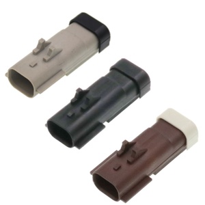 2 <span class=keywords><strong>Pin</strong></span> 2.8 serie impermeabile terminale elettrico connettore automatico maschio a femmina serie di cablaggio per Auto - Product Image 2