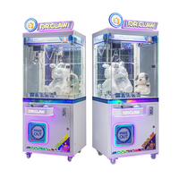 Machine à griffes pour grue d'arcade Attrape-poupées en plastique bon marché Jouet Joystick Contrôle Distributeur automatique Machine de divertissement en bois