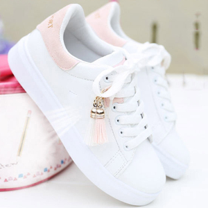 35-40 scarpe da <span class=keywords><strong>donna</strong></span> alla moda nuove scarpe bianche piatte da <span class=keywords><strong>donna</strong></span> con suola morbida antiscivolo da <span class=keywords><strong>donna</strong></span> - Product Image 4