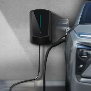 홈 월 마운트 22kw 타입 2 3 상 32a 레벨 2 J1772 7kw ac ev 충전기 월 박스 전기 자동차 자동차 충전 스테이션