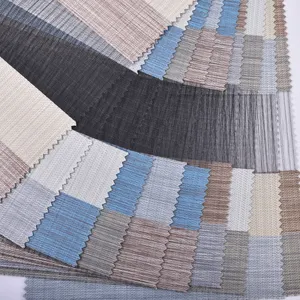 Wholesale Custom Design Polyester Blackout Shades Waterproof Zebra Blind Fabrics For Window