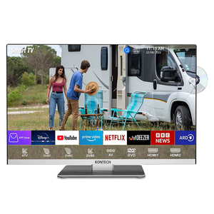 24 дюймов FHD мобильного Campe DC 12V RV ТВ с DVD Android Телевизор 4k ЖК Смарт Android TV для Campervan дом на колесах