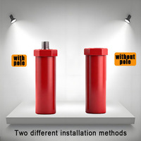 Colonne isolante hexagonale rouge de type vis JYZ, diamètre SB16 avec isolateur à tige, en résine époxy pour nouvelle énergie, vente en gros usine Chine