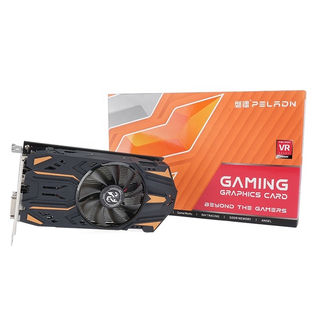 AMD RX550 GPU Radeon RX 550 4GB GDDR5 Video Card PC Best Price RX550 HD DP DVI 128-bit Single Fan Gaming Graphics Card