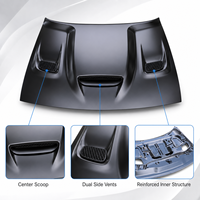 Capot de voiture de haute qualité, pièces de rechange pour carrosserie, capot modifié SRT pour Dodge Challenger SRT Hellcat, capot de voiture en fibre de carbone