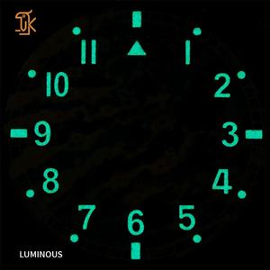 Esfera de reloj Titanium Damascus NH35 personalizada de 28.5/29mm, esfera de reloj Mokuti con números arábigos luminosos BGW9 para nh34 9015 2824 - Product Image 4