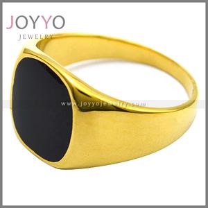 Anello da uomo in acciaio inossidabile placcato oro di alta qualità <span class=keywords><strong>Ertugrul</strong></span> alla moda artiglio mignolo nero alla rinfusa - Product Image 5