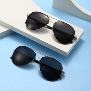 Lunettes de soleil métalliques pour hommes Taizhou Duqiao YC5108 C4, monture intégrale, verres TAC, protection UV400, type 3, pare-soleil - Product Image 4