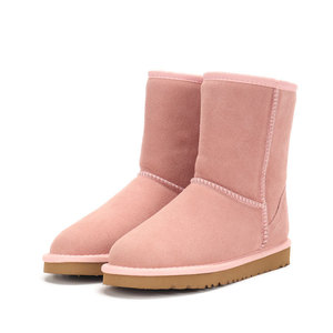 <span class=keywords><strong>Botas</strong></span> <span class=keywords><strong>de</strong></span> <span class=keywords><strong>Nieve</strong></span> Cálidas para Mujer 2026, Modelo Peep Toe, con Forro <span class=keywords><strong>de</strong></span> Piel, Suela <span class=keywords><strong>de</strong></span> Goma y Parte Superior <span class=keywords><strong>de</strong></span> Cuero Genuino - <span class=keywords><strong>Invierno</strong></span> - Product Image 4