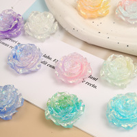 Boucle de chaussure en plastique/résine à effet œil de chat Aurora tridimensionnel, colle à effet goutte, pour téléphone, boucles d'oreilles, cadeau d'affaires
