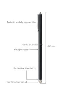 <span class=keywords><strong>Stylet</strong></span> capacitif de 18 cm en gros pour <span class=keywords><strong>iPad</strong></span>, Android, iPhone, appareils universels, pointe en maille, fabricant direct, métal WenKu WK108A - Product Image 5