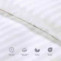 Collection d'hôtels de luxe ensemble de housse de couette en coton solide moderne linge de lit taie d'oreiller pliée 250TC lavable en Machine de qualité supérieure