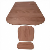 Juego de Muebles Escolares Modernos de Madera Prensada, Tablero Resistente, Ignífugo y Ecológico para Taller