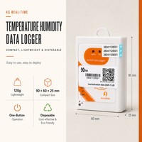 Registrador de Datos de Temperatura y Humedad Desechable 4G Global con Protocolo MQTT para Soluciones de Monitoreo de Carga