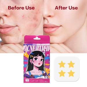 Huawell 4 Pezzi Cerotti Anti-<span class=keywords><strong>Acne</strong></span> a Forma di Stella Gialla - Cerotti Idrocolloidali Ipoallergenici per Brufoli - Product Image 5