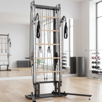 Machine de Pilates portable en alliage d'aluminium avec tour spirale pour studio de Pilates, dotée de fonctions d'entraînement corporel